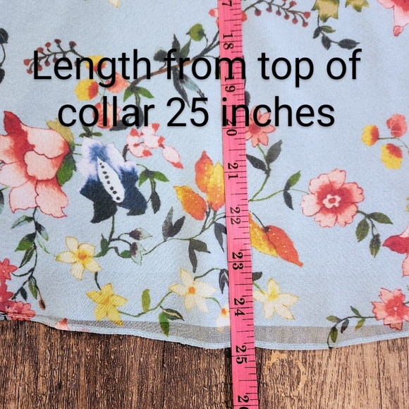 ALICE + OLIVIA BAYNE COLD SHOULDER FLORAL PRINT SILK BLOUSE XSMALL - Picture 10 of 11